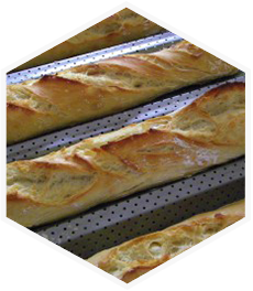 Cook and taste :         french bread and wine